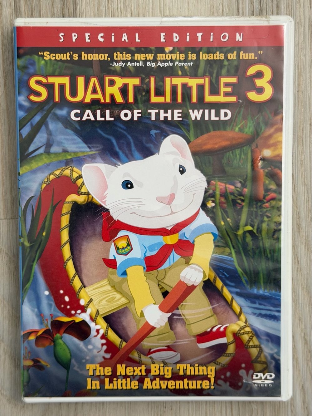 Stuart Little 3: Call of the Wild DVD Children’s Animated Movie Film Rated G
